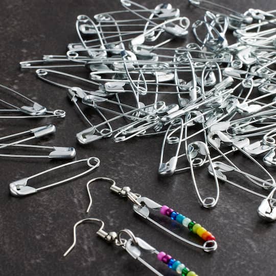 1.25" Rhodium Safety Pins by Bead Landing™